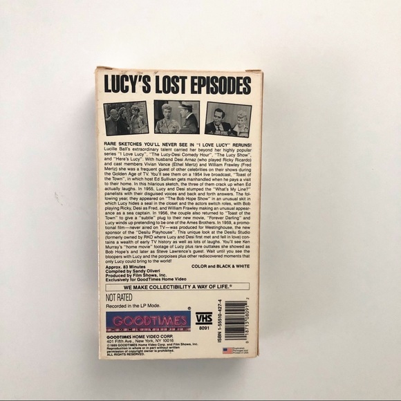 Lucy’s Lost Episodes Vhs Tape - Picture 2 of 4